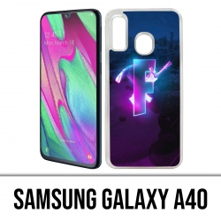 Funda Samsung Galaxy A40 - Resplandor del logotipo de Fortnite