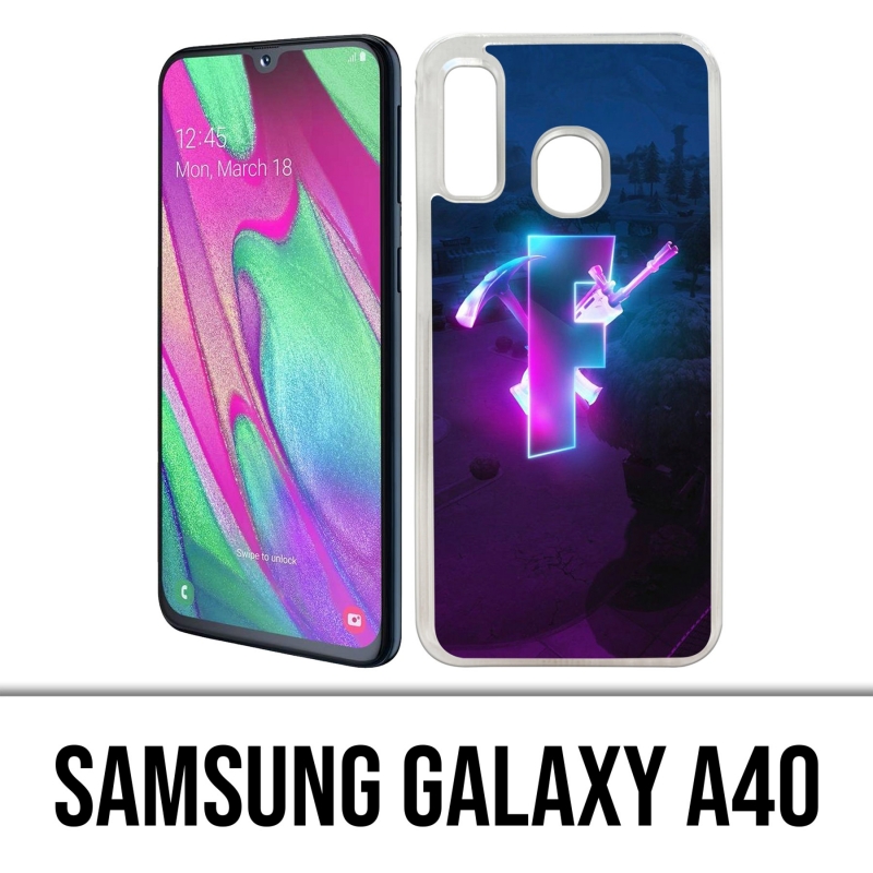 Coque Samsung Galaxy A40 - Fortnite Logo Glow