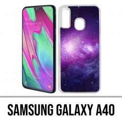 Samsung Galaxy A40 Case - Lila Galaxie