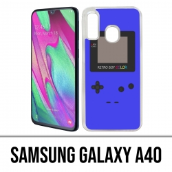 Funda Samsung Galaxy A40 - Game Boy Color Azul