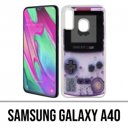 Samsung Galaxy A40 Case - Game Boy Farbe Lila