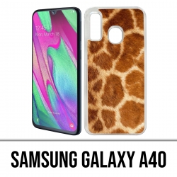 Coque Samsung Galaxy A40 - Girafe Fourrure