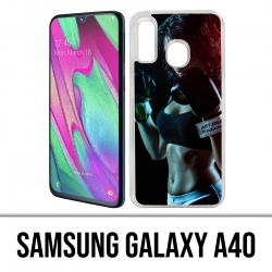 Funda Samsung Galaxy A40 - Chica Boxe