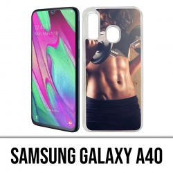 Coque Samsung Galaxy A40 - Girl Musculation