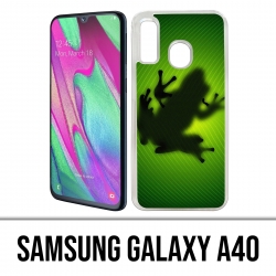 Custodia per Samsung Galaxy A40 - Foglia Frog