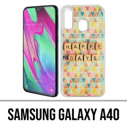 Coque Samsung Galaxy A40 - Happy Days