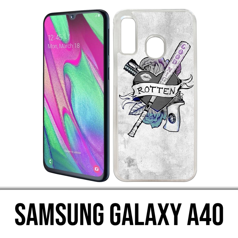 Coque Samsung Galaxy A40 - Harley Queen Rotten