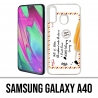 Custodia per Samsung Galaxy A40 - Lettera di Harry Potter Hogwarts