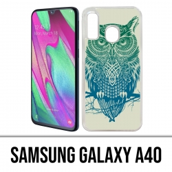 Samsung Galaxy A40 Case - Abstract Owl
