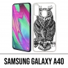 Custodia per Samsung Galaxy A40 - Gufo azteco
