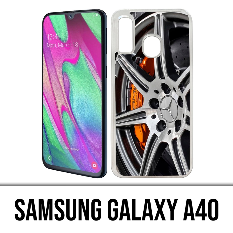 Samsung Galaxy A40 Case - Mercedes Amg rim