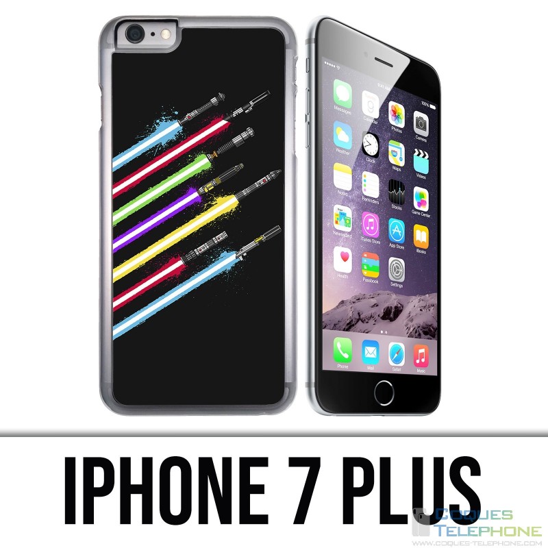 Custodia per iPhone 7 Plus - Star Wars Laser Sabre