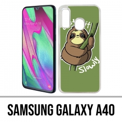 Samsung Galaxy A40 Case - Just Do It Slowly