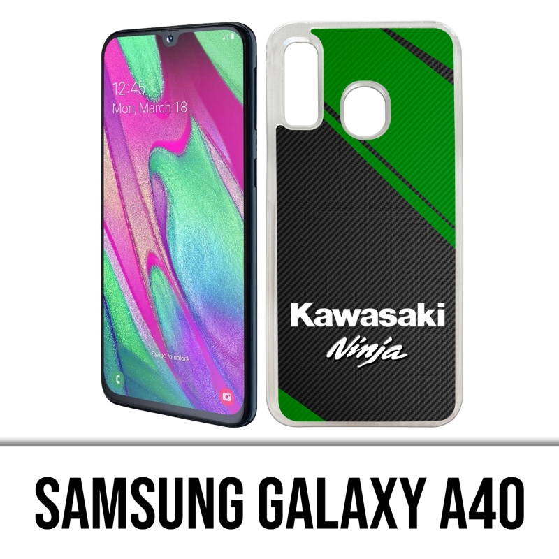 Samsung Galaxy A40 Case - Kawasaki Ninja Logo