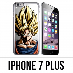 Coque iPhone 7 PLUS - Sangoku Mur Dragon Ball Super