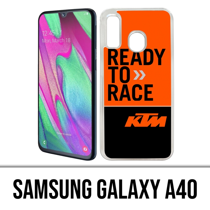 Samsung Galaxy A40 Case - Ktm rennfertig