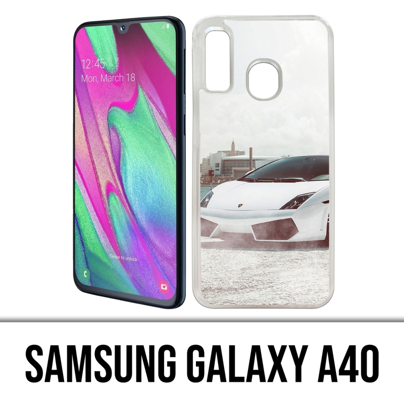 Coque Samsung Galaxy A40 - Lamborghini Voiture