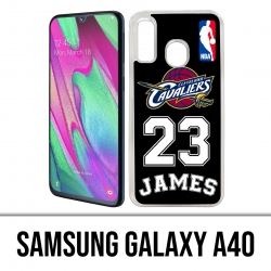 Samsung Galaxy A40 Case - Lebron James Black