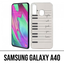 Samsung Galaxy A40 Case - Light Guide Home