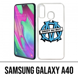 Samsung Galaxy A40 Case - Om Marseille Straight To Goal Logo