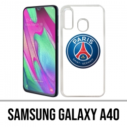 Samsung Galaxy A40 Case - Psg Logo weißer Hintergrund