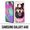 Samsung Galaxy A40 Case - Dreieck Wolf