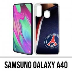 Funda Samsung Galaxy A40 - Camiseta azul Psg Paris Saint Germain