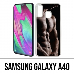 Samsung Galaxy A40 Case - Mann Muskeln