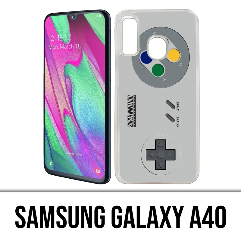 Custodia per Samsung Galaxy A40 - Controller Nintendo Snes