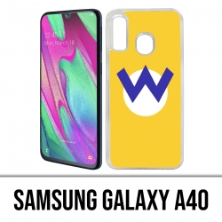 Samsung Galaxy A40 Case - Mario Wario Logo