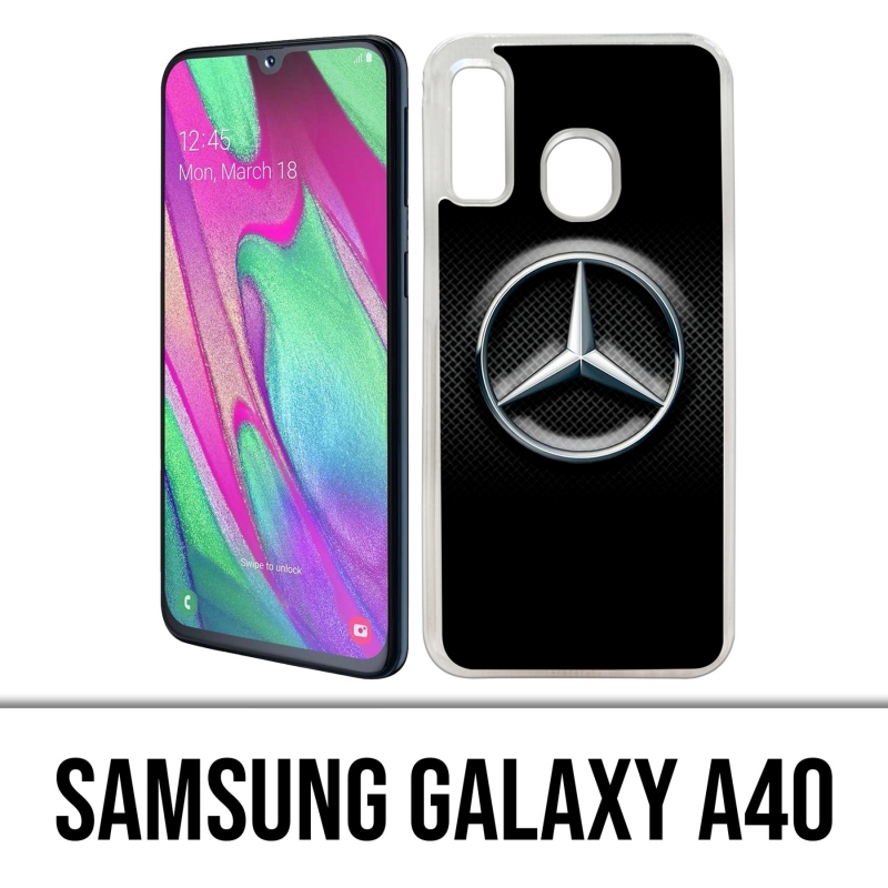Coque Samsung Galaxy A40 - Mercedes Logo
