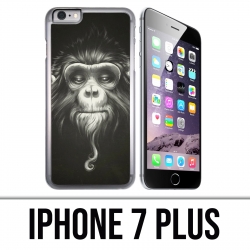 Coque iPhone 7 Plus - Singe Monkey Anonymous