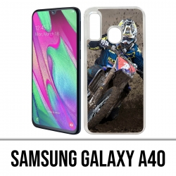 Coque Samsung Galaxy A40 - Motocross Boue