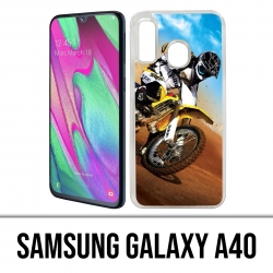 Coque Samsung Galaxy A40 - Motocross Sable