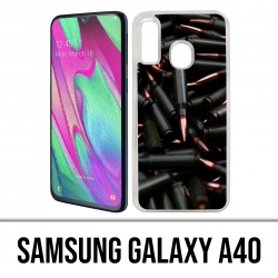 Custodia per Samsung Galaxy A40 - Munizioni nera