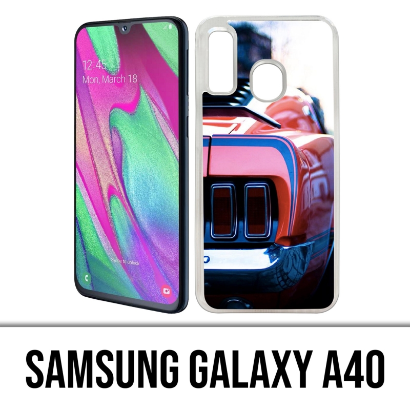 Coque Samsung Galaxy A40 - Mustang Vintage