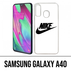 Samsung Galaxy A40 Case - Nike Logo White