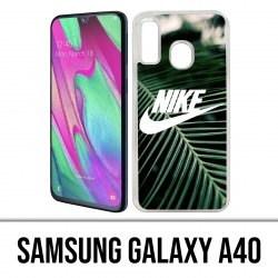 Coque Samsung Galaxy A40 - Nike Logo Palmier