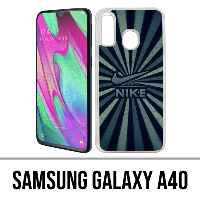 Coque Samsung Galaxy A40 - Nike Logo Vintage