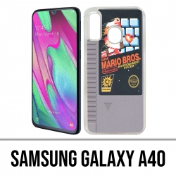 Samsung Galaxy A40 Case - Nintendo Nes Mario Bros cartridge