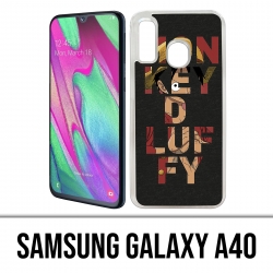 Samsung Galaxy A40 Case - One Piece Monkey D Luffy