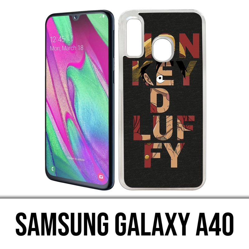 Coque Samsung Galaxy A40 - One Piece Monkey D Luffy