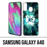 Funda Samsung Galaxy A40 - Verde neón de una pieza