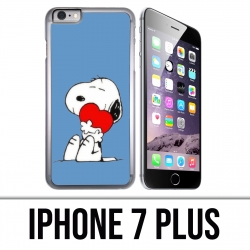 Custodia per iPhone 7 Plus - Snoopy Heart
