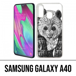 Samsung Galaxy A40 Case - Panda Azteque