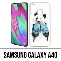 Coque Samsung Galaxy A40 - Panda Boxe