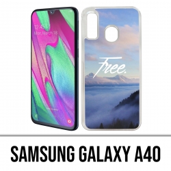 Coque Samsung Galaxy A40 - Paysage Montagne Free
