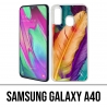 Coque Samsung Galaxy A40 - Plumes