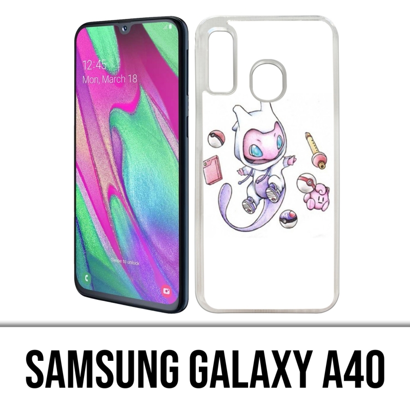 Coque Samsung Galaxy A40 - Pokemon Bébé Mew