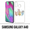 Coque Samsung Galaxy A40 - Pokémon Bébé Evoli Évolution
